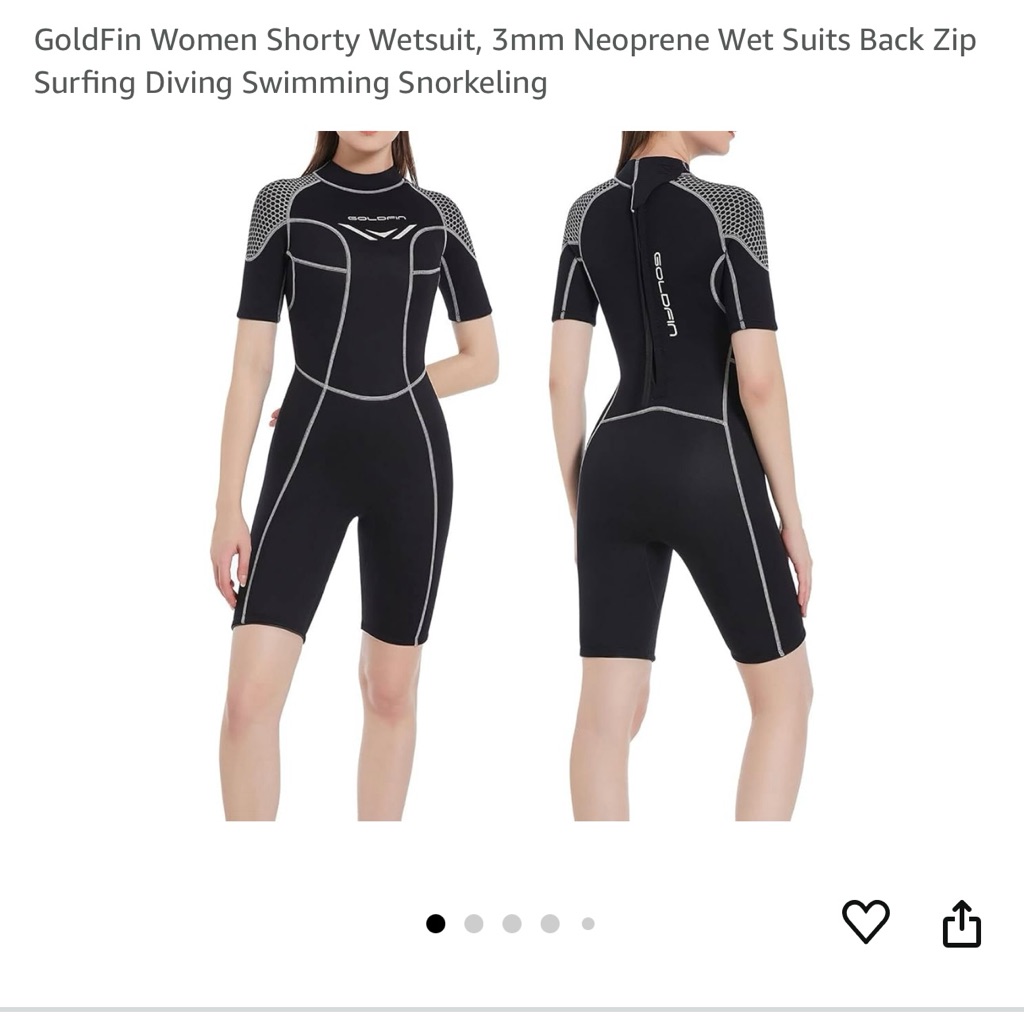 Goldfin Women Shorty Wetsuit